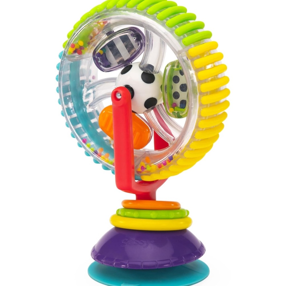 Colorful Spinning Wheel Toy like new